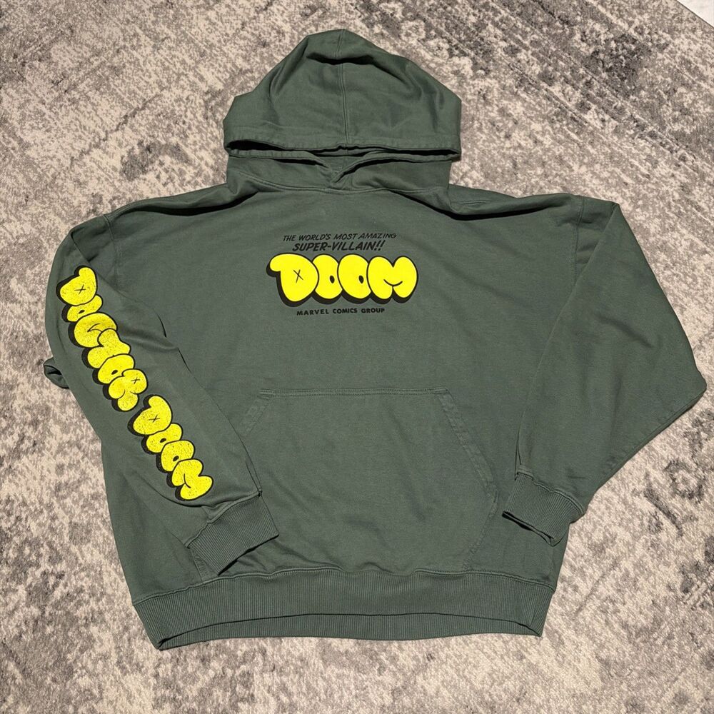 Culture Kings Marvel Doctor Doom Oversized Hoodie Medium M